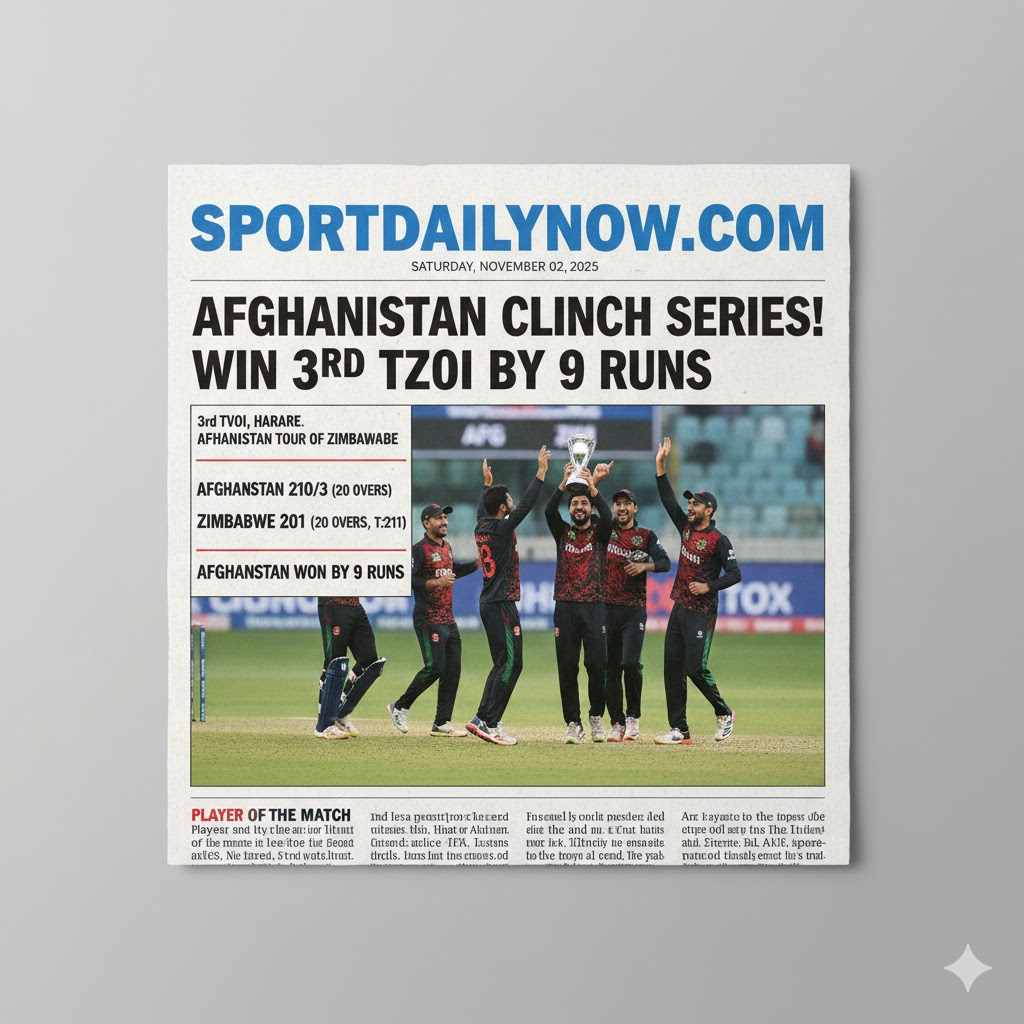 Afghanistan vs Zimbabwe 3rd T20I 2025