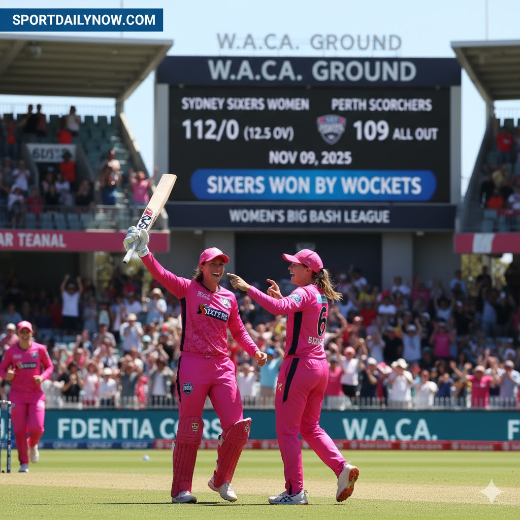 Sydney Sixers Perth Scorchers WBBL 2025