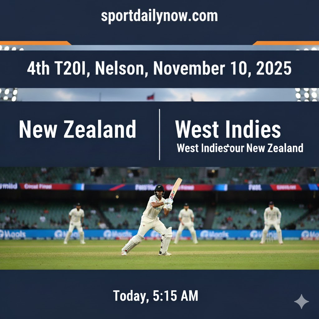 New Zealand vs West Indies 4th T20I