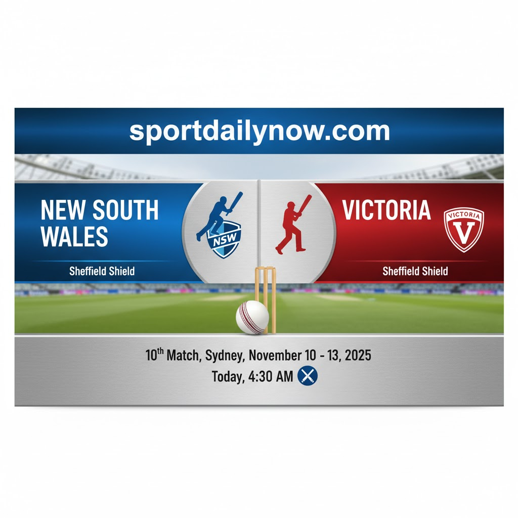 NSW vs Victoria Sheffield Shield 2025