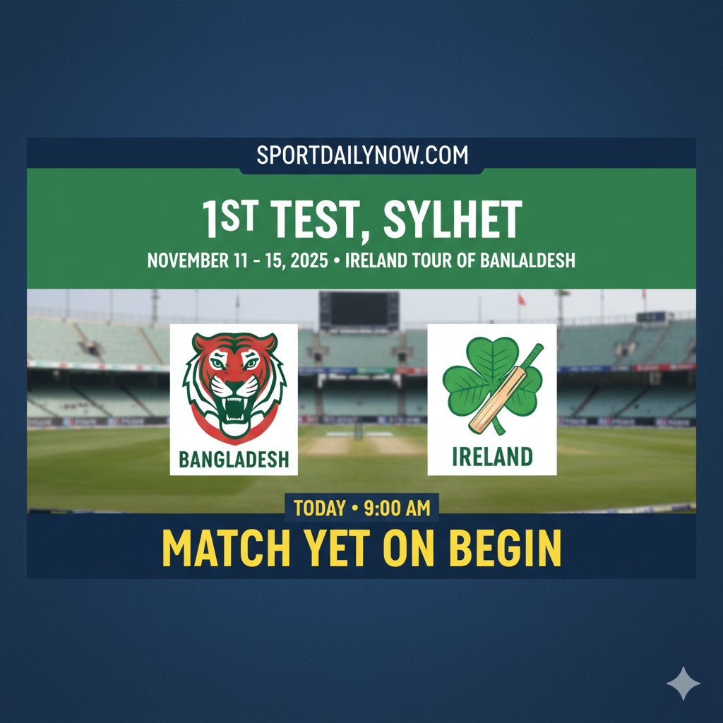Bangladesh vs Ireland 1st Test