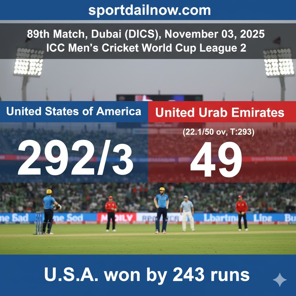 USA vs UAE World Cup League 2