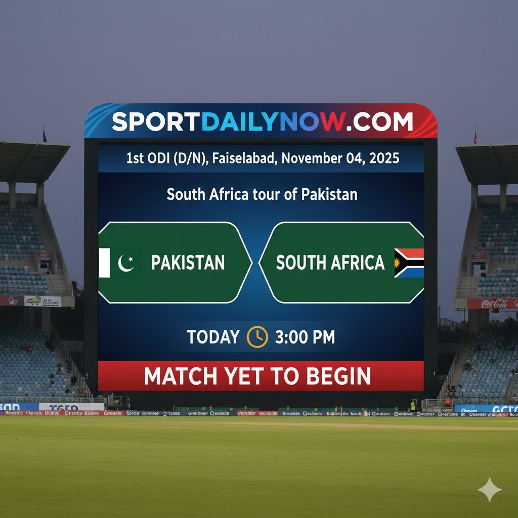 Pakistan vs South Africa 1st ODI