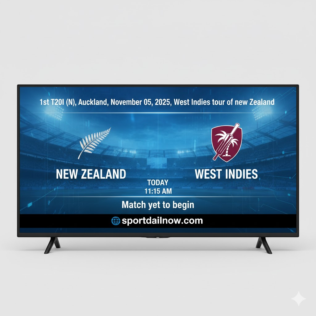 NZ vs WI 1st T20I