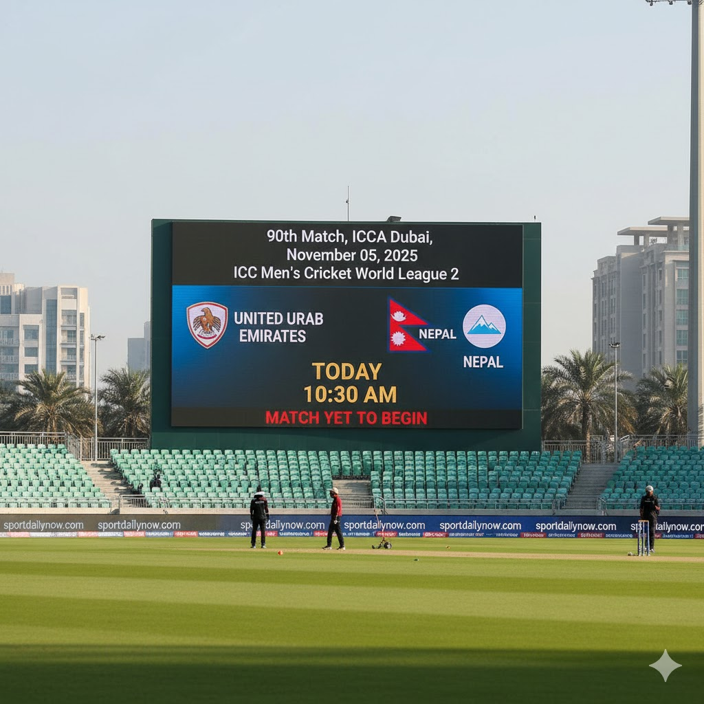 UAE vs Nepal ICC World Cup League 2