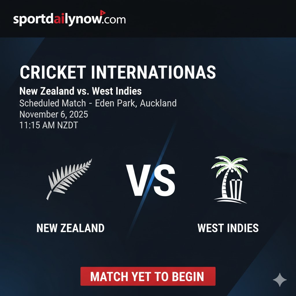 New Zealand vs West Indies 2nd T20I