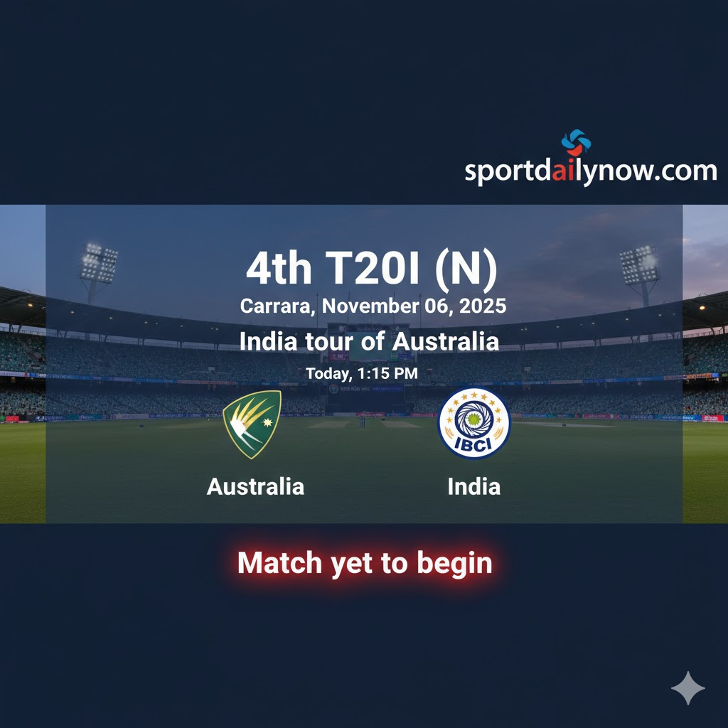 Australia vs India 4th T20I