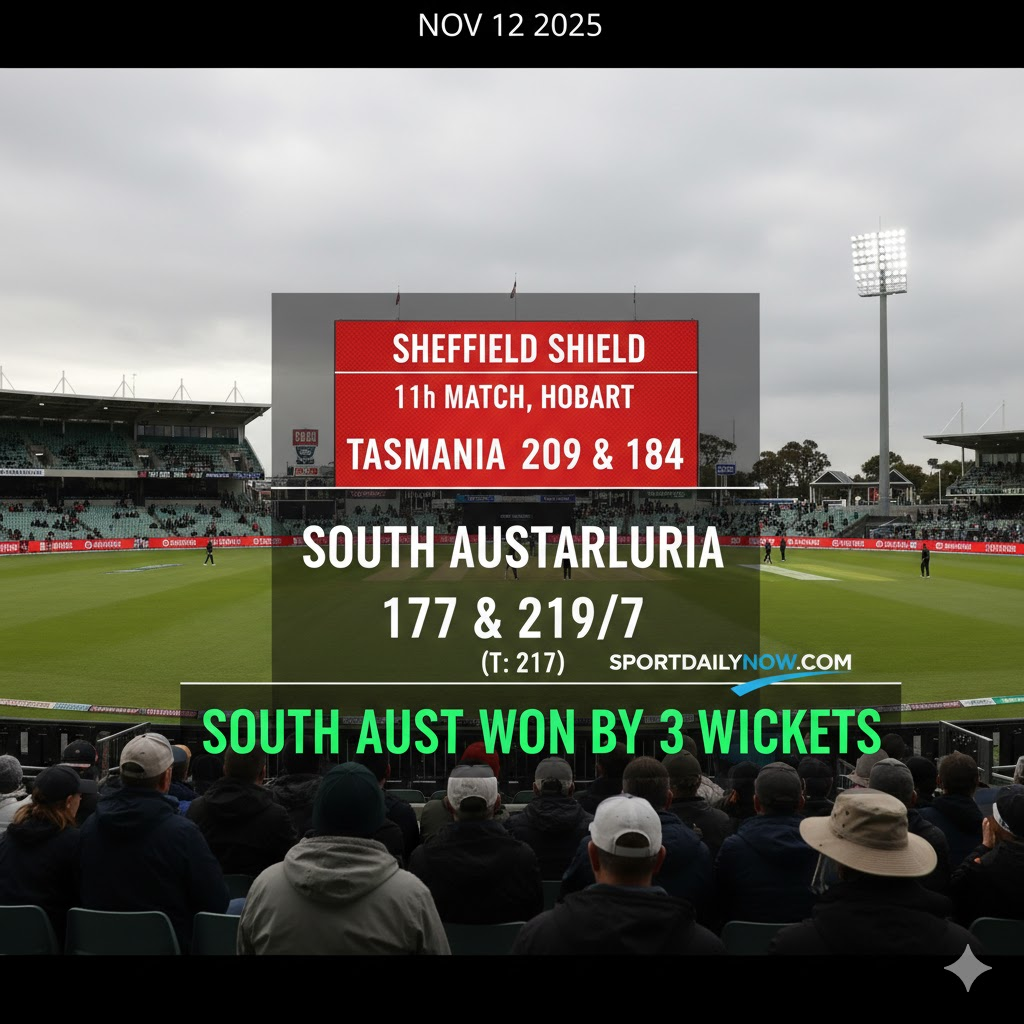 Tasmania vs South Australia Sheffield Shield