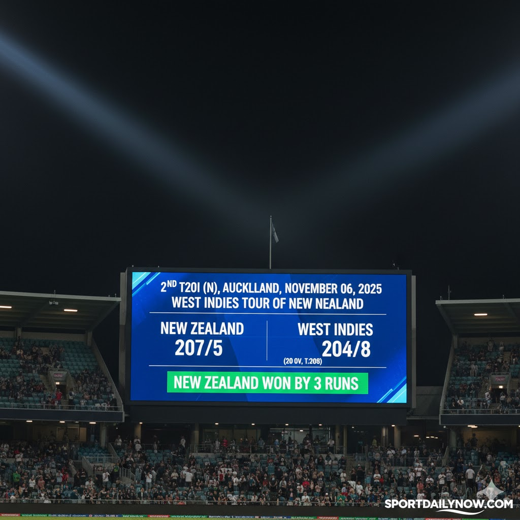 New Zealand vs West Indies 2nd T20I 2025
