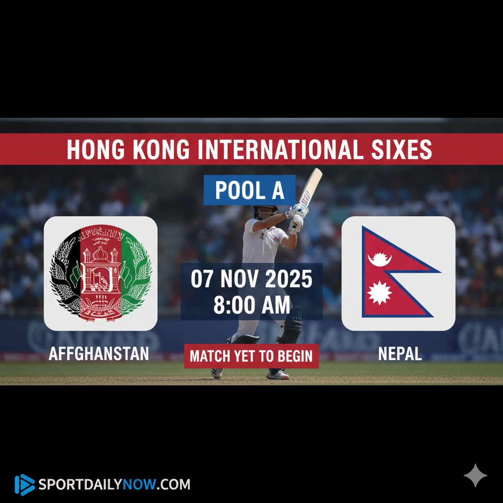 Afghanistan vs Nepal Hong Kong Sixes 2025