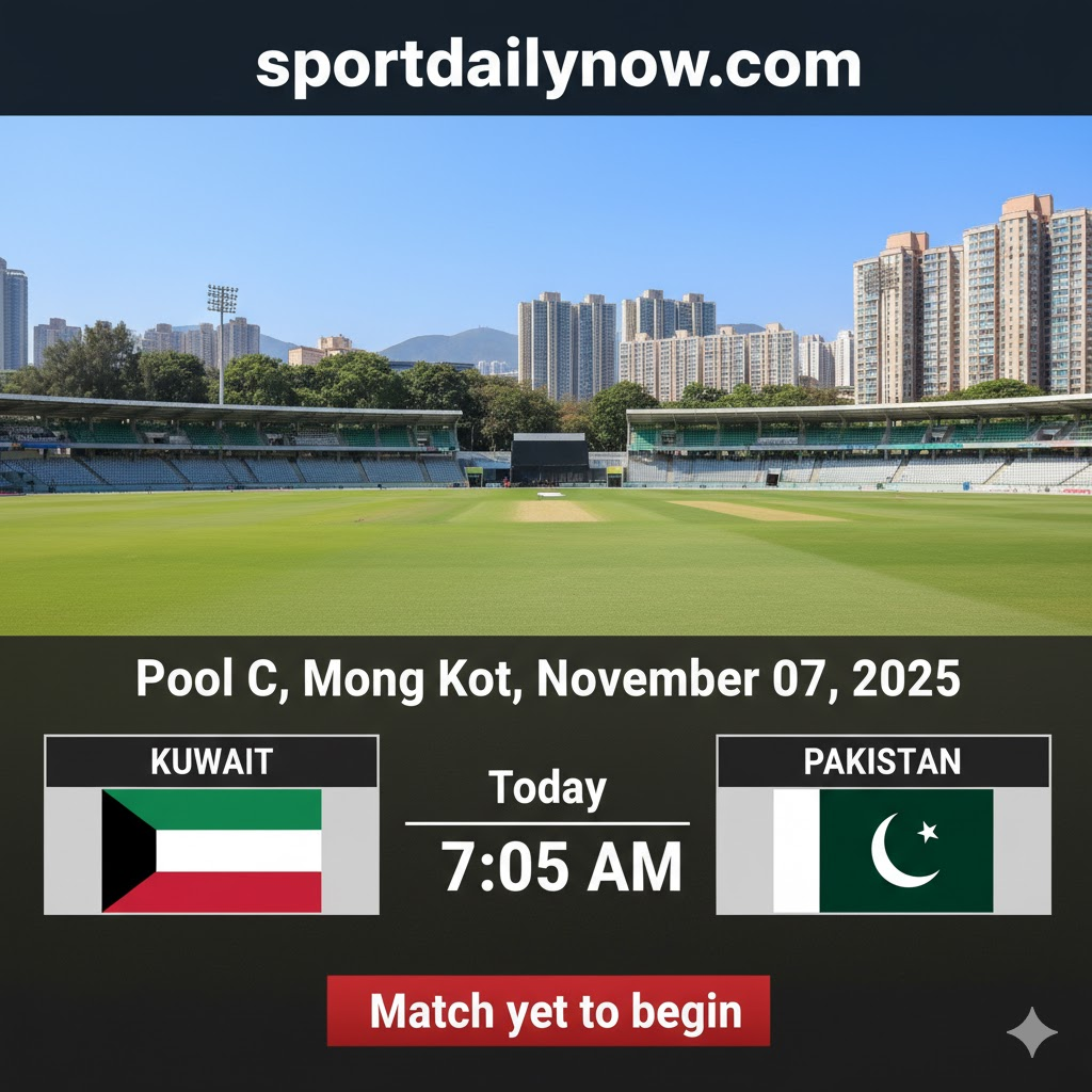 Kuwait vs Pakistan Hong Kong Sixes 2025