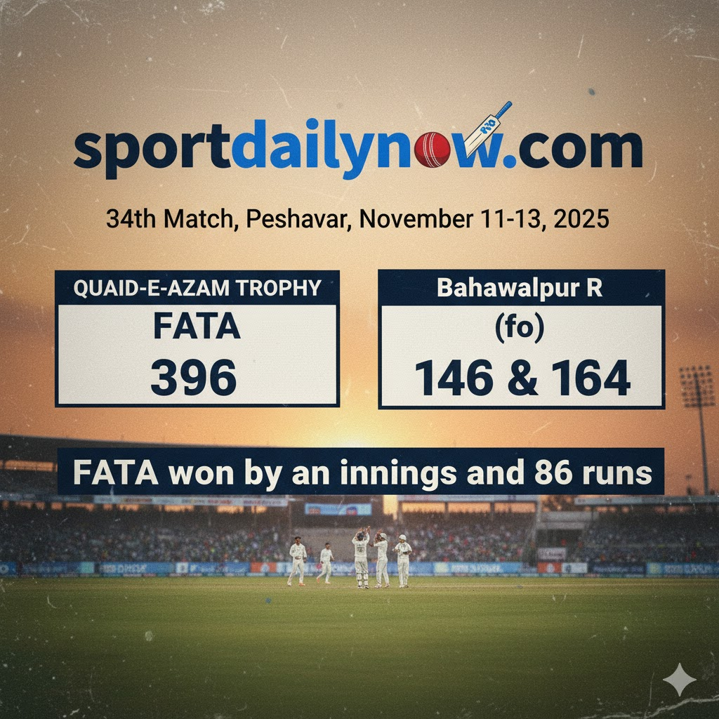 FATA vs Bahawalpur Quaid-e-Azam Trophy 2025