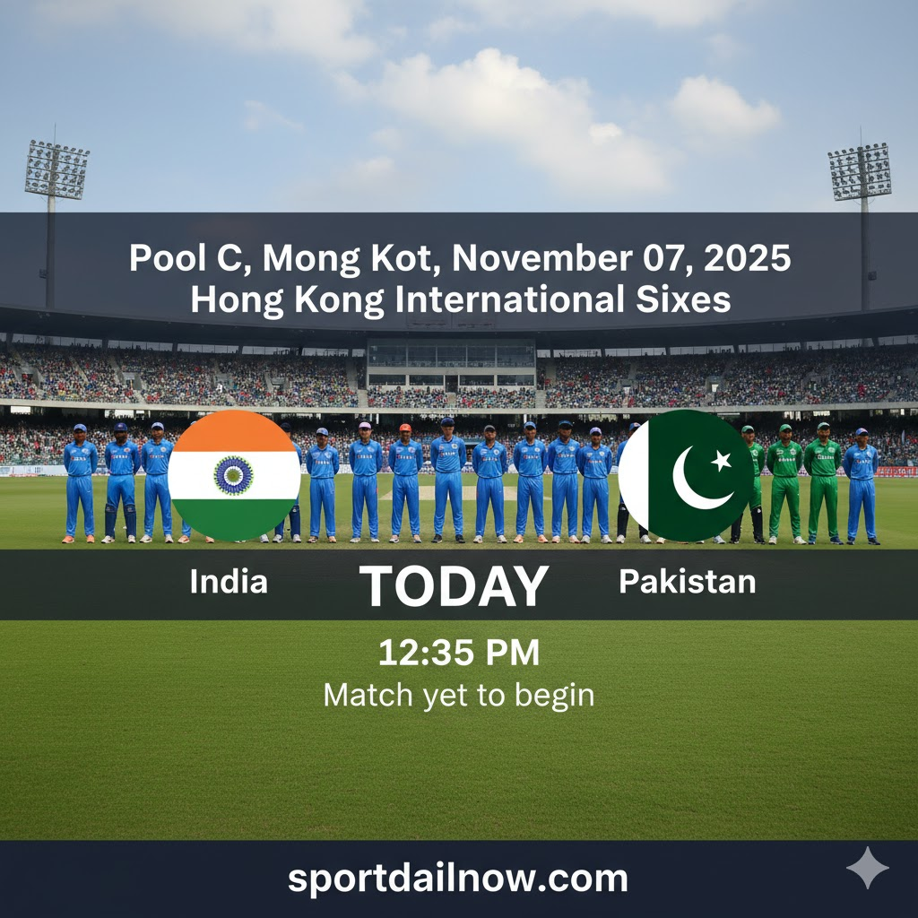 India vs Pakistan Hong Kong Sixes 2025