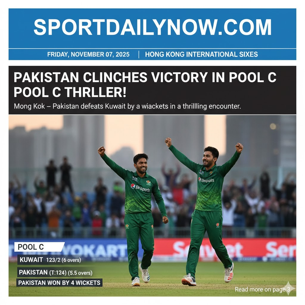 Abbas Afridi six sixes Hong Kong Sixes