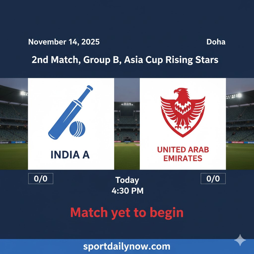 India A vs UAE Asia Cup Rising Stars 2025