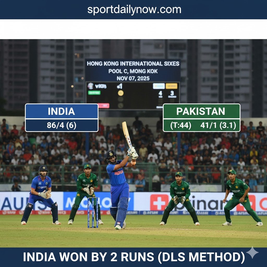 India vs Pakistan Hong Kong Sixes 2025