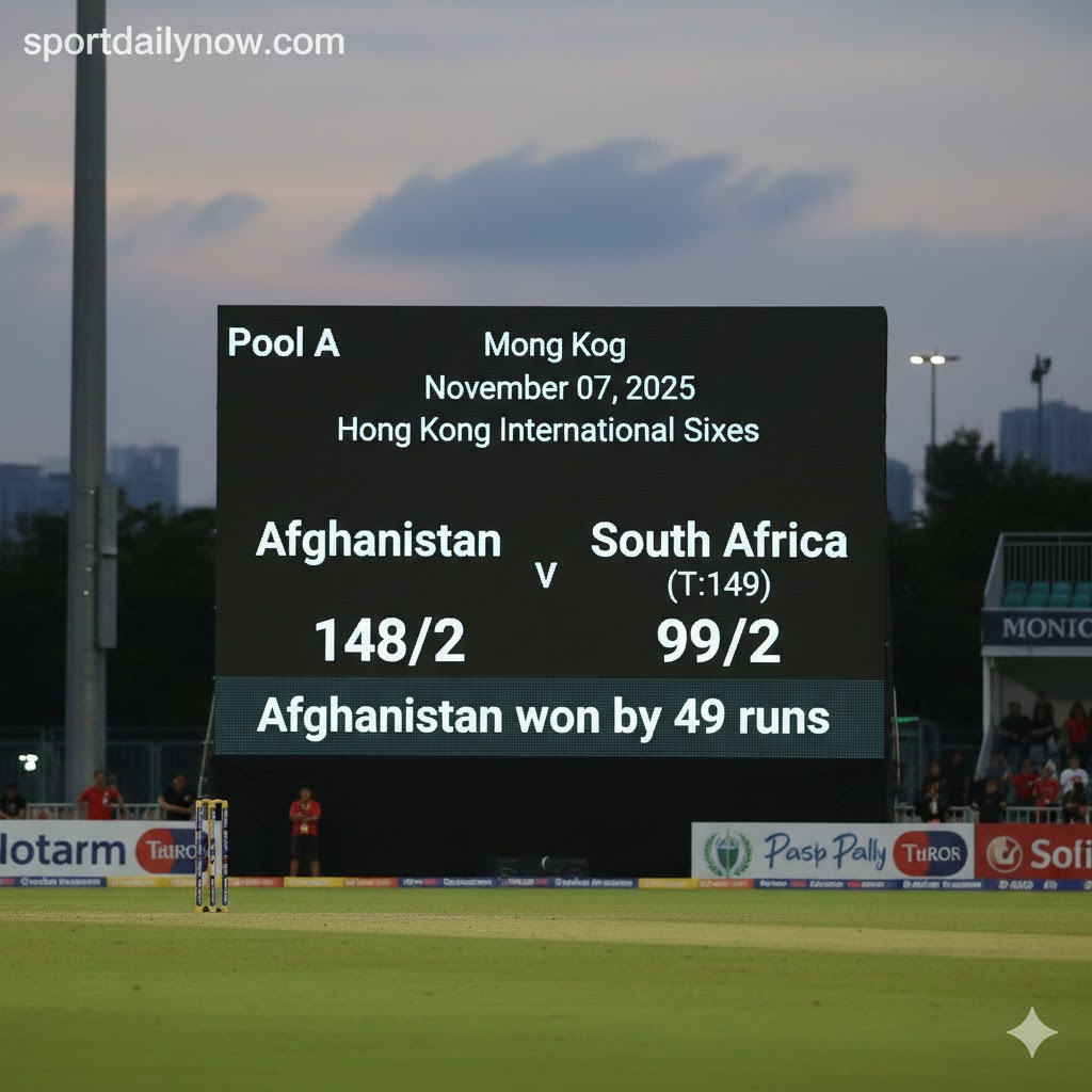 Afghanistan vs South Africa Hong Kong Sixes 2025