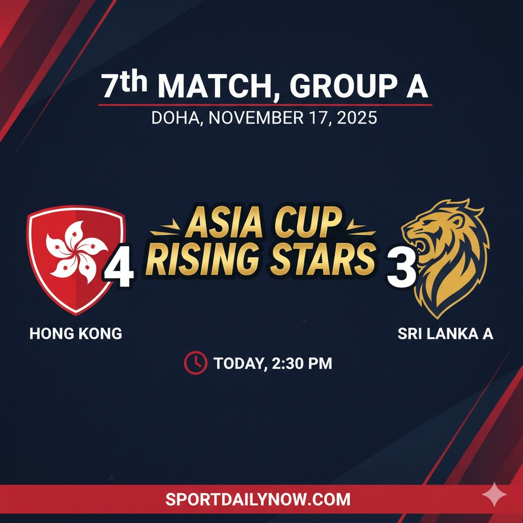 Hong Kong vs Sri Lanka A
