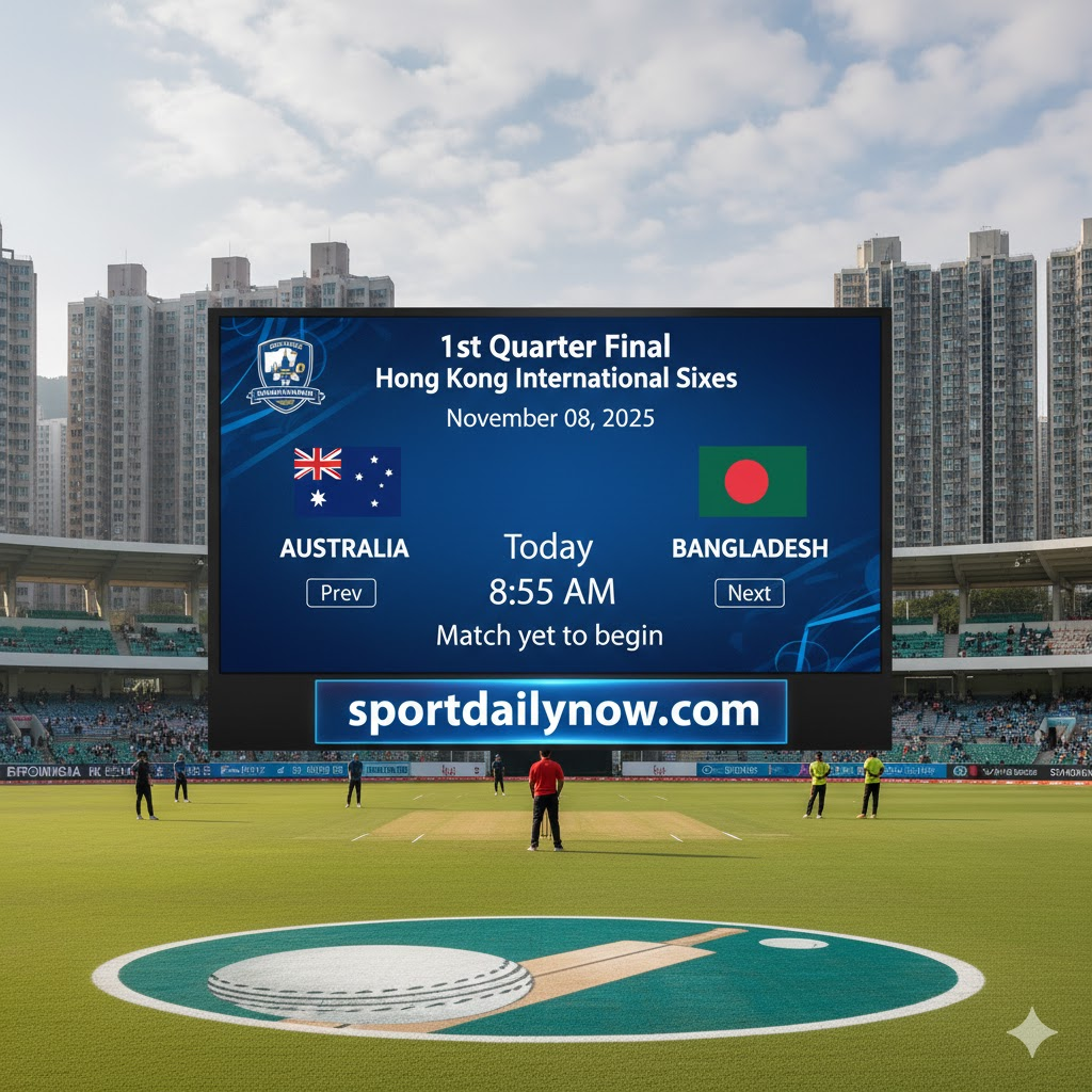 Australia vs Bangladesh Hong Kong Sixes