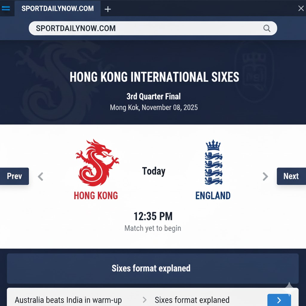 Hong Kong vs England Hong Kong Sixes 2025