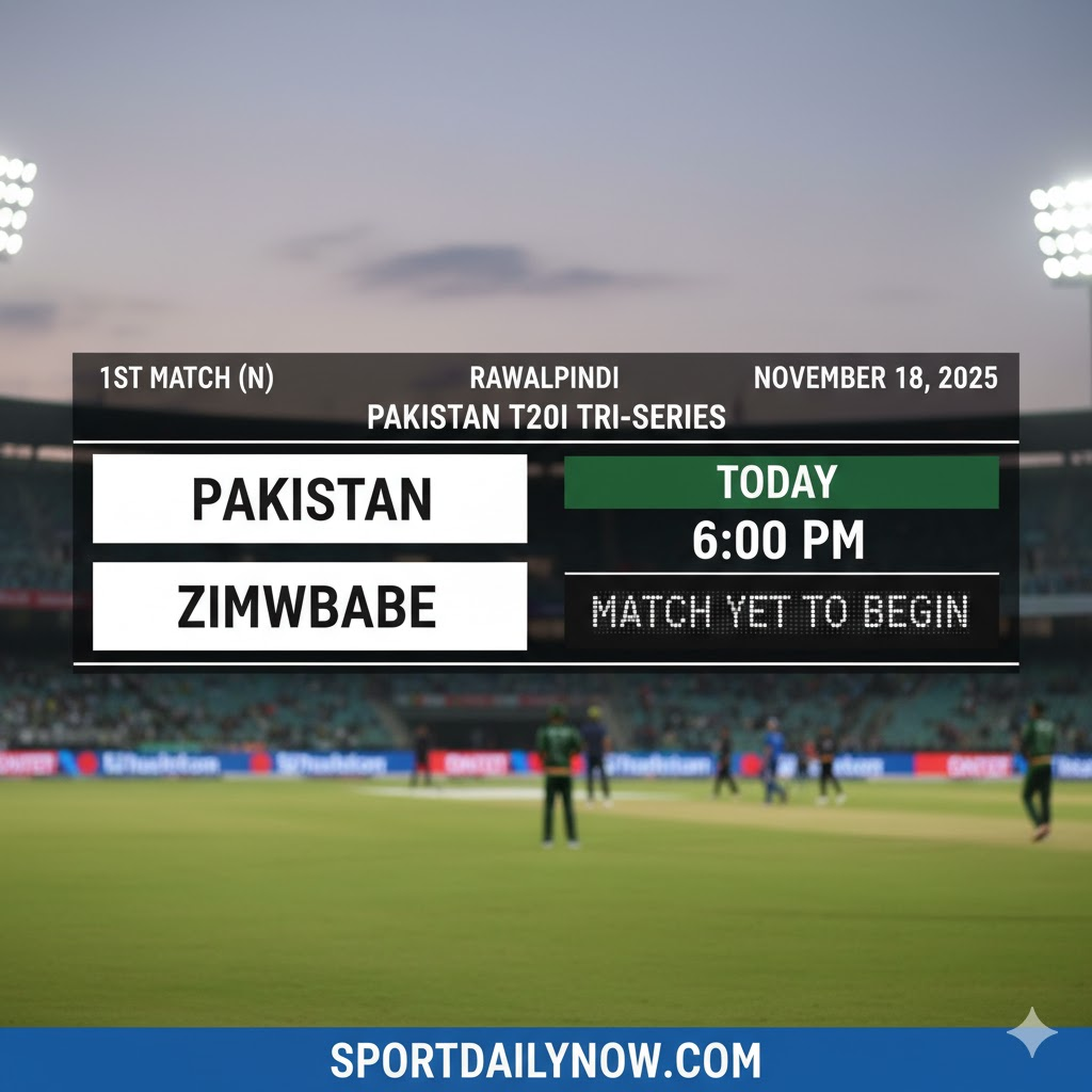 Pakistan vs Zimbabwe T20I Tri-Series 2025