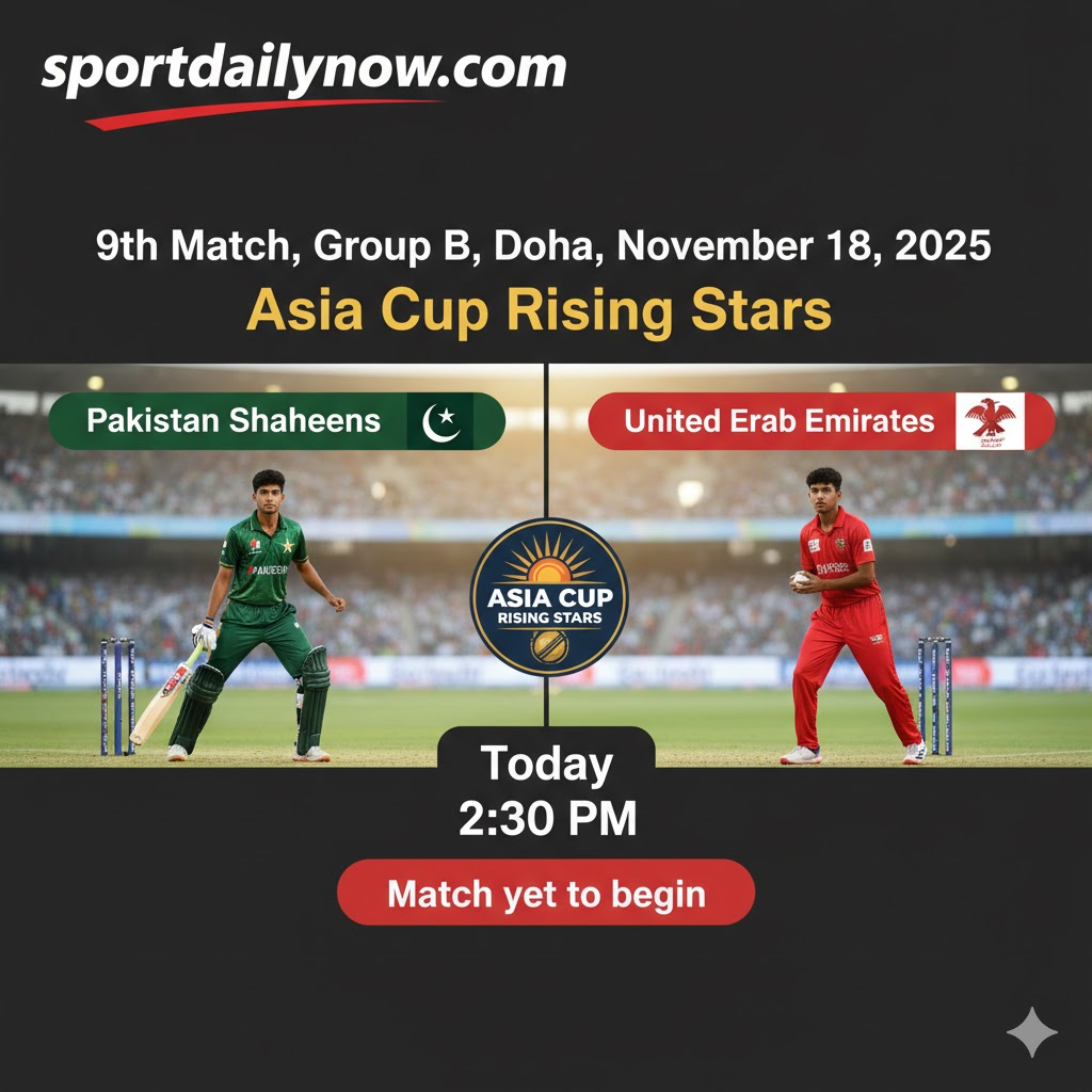 Pakistan Shaheens vs UAE Asia Cup Rising Stars 2025