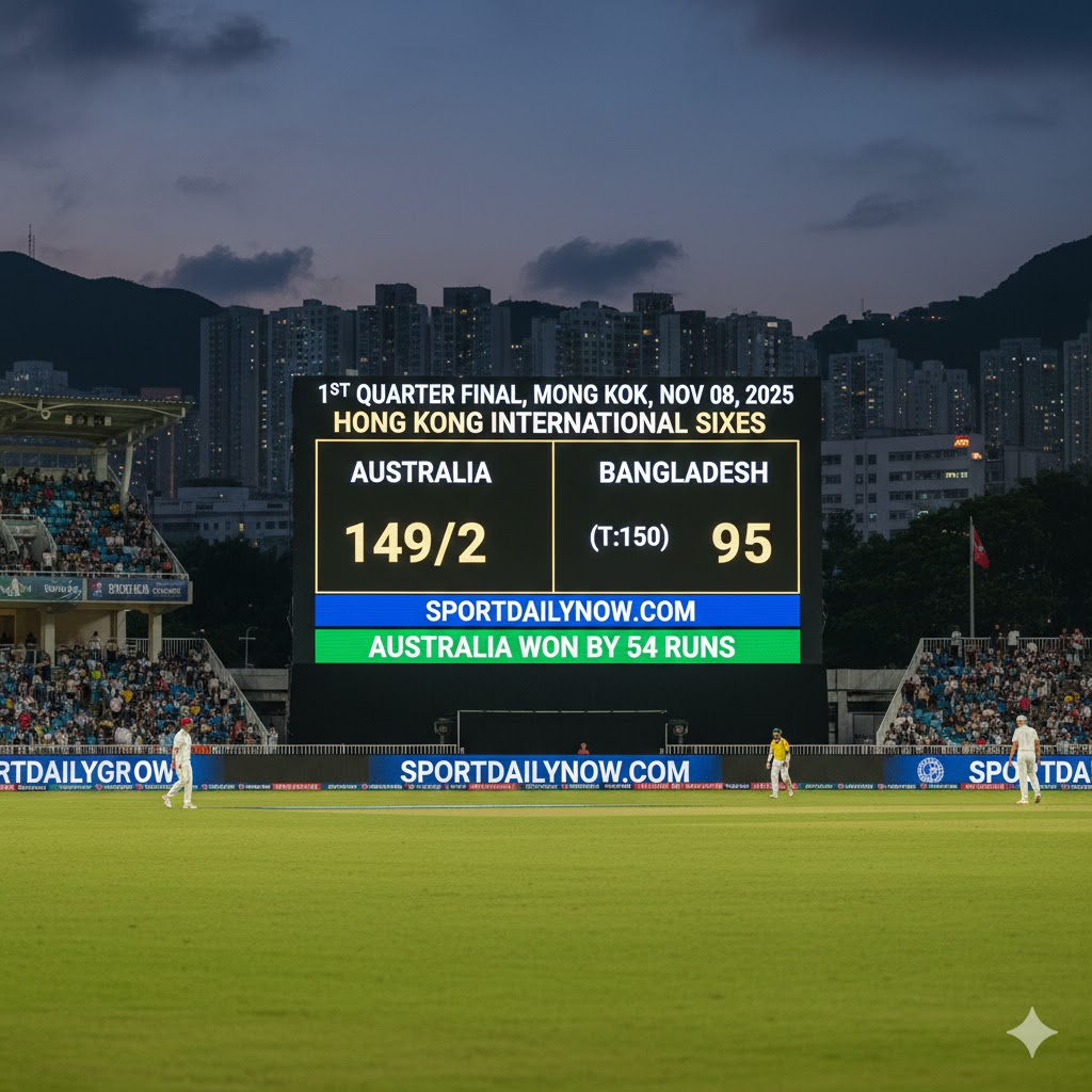 Australia vs Bangladesh Hong Kong Sixes 2025