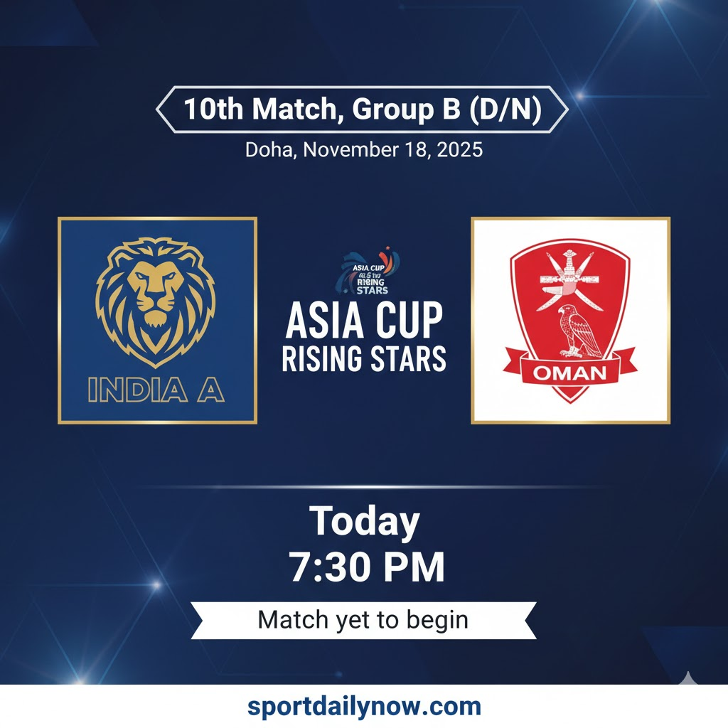 India A vs Oman Asia Cup Rising Stars 2025