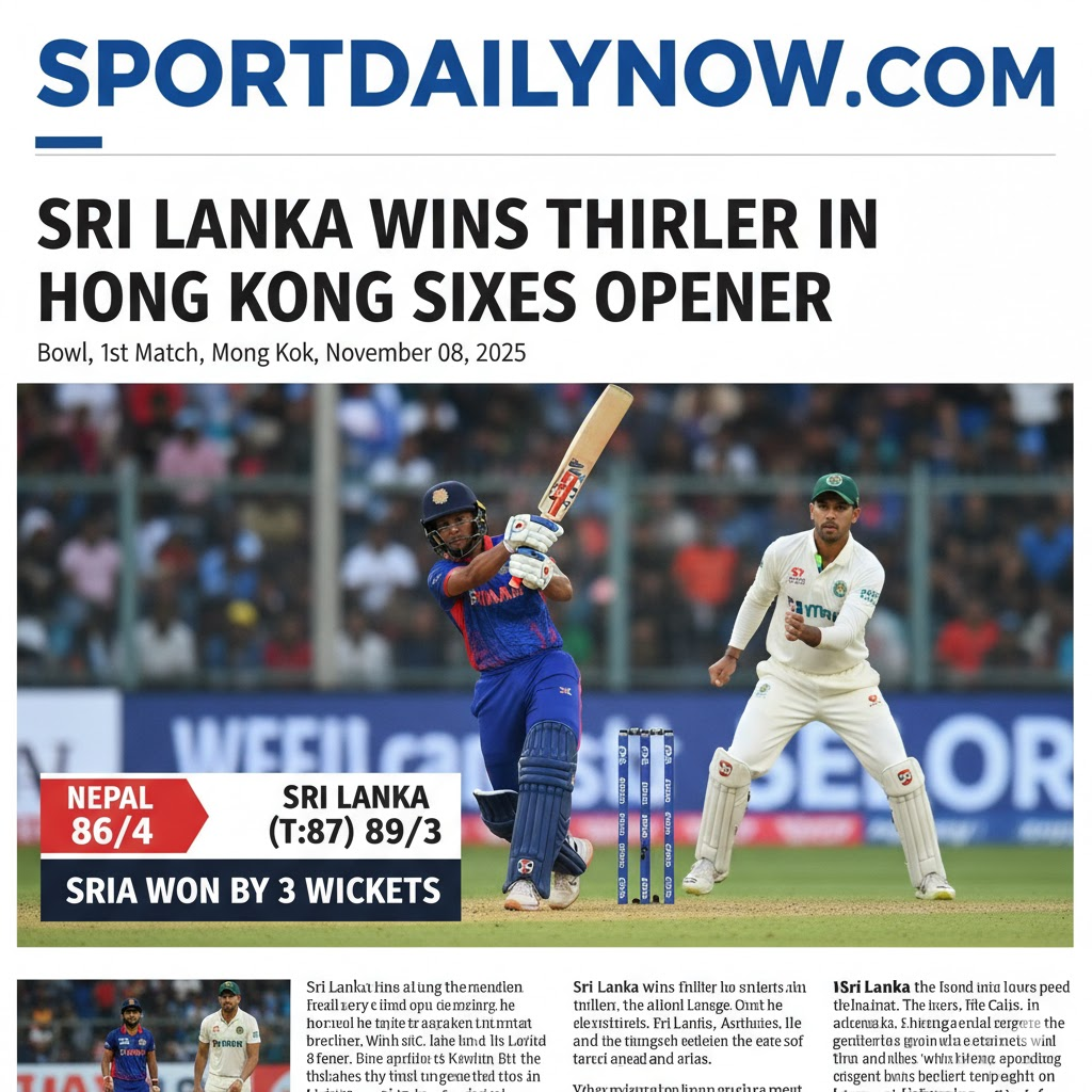 Sri Lanka vs Nepal Hong Kong Sixes