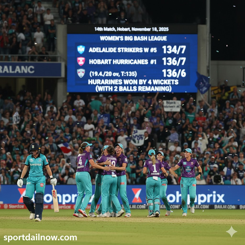 Hobart Hurricanes win WBBL