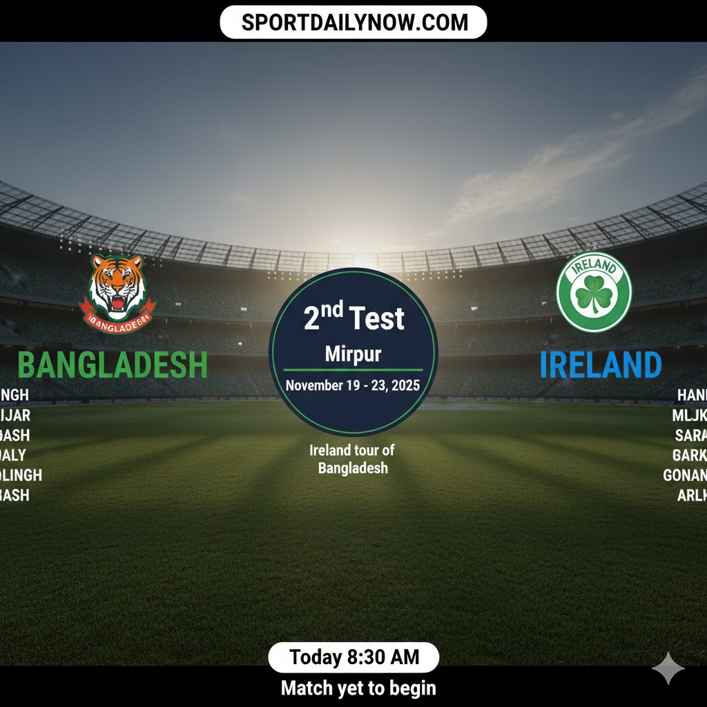 Bangladesh vs Ireland 2nd Test